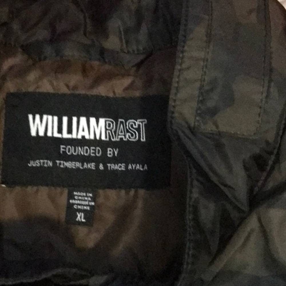 William Rast Camo biker jacket - Picture 3 of 6